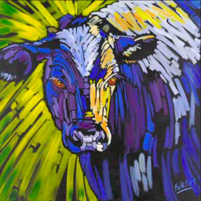“That’s A-mooor’e” 30 x 30 Oil on canvas $3,825